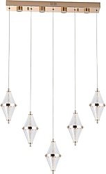 Apliqa Harold 5'li Sıralı Modern Salon LED Avize