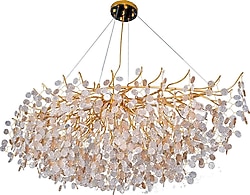 Apliqa Masal Sıralı Kristal Taşlı Modern Avize