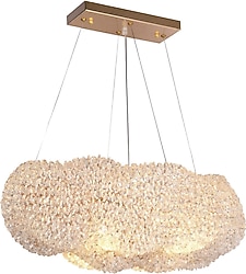 Apliqa Pansy 60'lık Bulut Kristal Modern Salon Sarkıt Avize