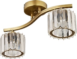 Apliqa Tufty 2'li Eskitme Kristal Taşlı Modern Avize