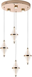Apliqa Harold 4'lü Modern Salon LED Avize