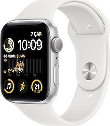 Apple Watch SE 2 GPS + Cellular 44mm Gümüş Rengi Alüminyum Kasa ve Spor ...