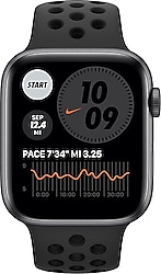 Apple Watch SE Nike GPS 44mm Uzay Grisi Alüminyum Kasa ve Nike Spor Kordon Akıllı Saat