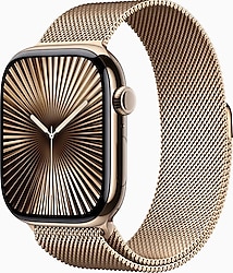 Apple Watch Series 10 GPS + Cellular 46mm Titanyum Kasa Milano Loop Kordon Akıllı Saat