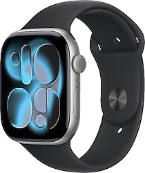 Apple Watch Series 4 GPS 44mm Uzay Grisi Alüminyum Kasa ve Siyah