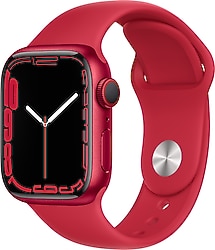 Apple Watch Series 7 GPS + Cellular 41mm Kırmızı Alüminyum Kasa ve