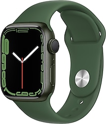 Apple Watch Series 7 GPS 41mm Yeşil Alüminyum Kasa ve Spor Kordon Akıllı Saat