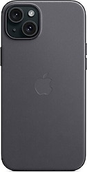iPhone 15 Plus MagSafe Özellikli Mikro Dokuma Siyah Kılıf MT423ZM/A
