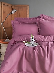 Apricitas Home Ellie Violet Çift Kişilik Nevresim Takımı