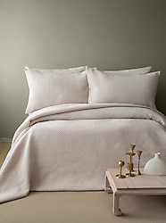 Apricitas Home Savoy Vizon Çift Kişilik Yatak Örtüsü Takımı