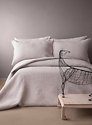 Apricitas Home Savoy Vizon Tek Kişilik Yatak Örtüsü Takımı