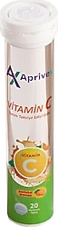 Aprivex Vitamin C 500 mg 20 Efervesan Tablet