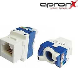 Apronx APX-UTP180 CAT6 RJ45 10'lu Konnektör