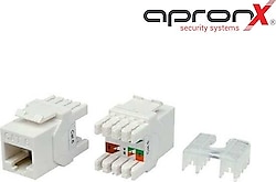 Apronx APX-UTP181 CAT6 RJ45 10'lu Konnektör