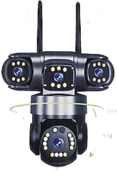 Apronx APX-WPG690 Speed Dome 9 MP 360 Derece Gece Görüşlü Wi-Fi Güvenlik Kamerası