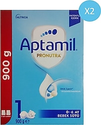 Aptamil 1 Bebek Sütü 900 gr 2 Adet