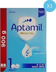 Aptamil 1 Bebek Sütü 900 gr 3 Adet