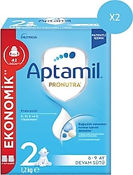Aptamil 2 Devam Sütü 1200 gr 2 Adet