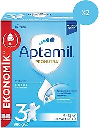 Aptamil 3 Devam Sütü 900 gr 2 Adet