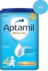 Aptamil 4 Çocuk Devam Sütü 800 gr 4 Adet