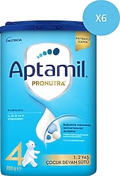 Aptamil 4 Çocuk Devam Sütü 800 gr 6 Adet