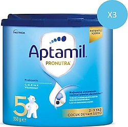 Aptamil 5 Çocuk Devam Sütü 350 gr 3 Adet