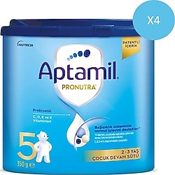 Aptamil 5 Çocuk Devam Sütü 350 gr 4 Adet