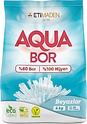 Aquabor Beyazlar için 4 kg Toz Deterjan