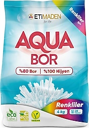 Aquabor Renkliler için 4 kg Toz Deterjan