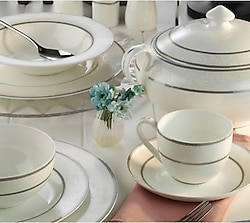 Aryıldız Prestige 33002 Fileli 83 Parça 12 Kişilik Yemek Takımı