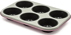 Aryıldız Koyu Pembe 6'lı Muffin Kalıbı