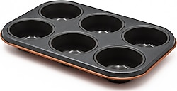 Aryıldız Mat Turuncu 6'lı Muffin Kalıbı