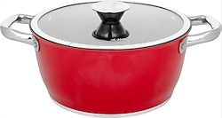Aryıldız Trendy Induction Prestige Kırmızı 24x12 cm Tencere