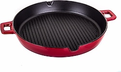 Aryıldız T/T Çift Kulplu 30 cm Demir Döküm Grill Tava