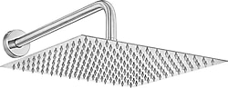 AR Efes Plus 102145092 300 x 300 mm Tepe Duş Başlığı