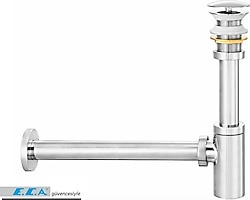 AR Yak 102119059 Minimal Süzgeçli Sabit Kapaklı Lavabo Sifonu