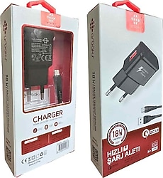 Arbaks ARB-014 18 W Micro USB Kablolu Hızlı Şarj Aleti