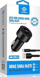 Arbaks ARB-605 15.5 W Hızlı Araç Şarj Aleti