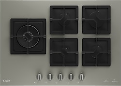 Arçelik OCD K 752-2 DWKYG Wok Gözlü Gri Cam Ankastre Ocak