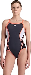 Arena Icons Super Fly Back Stripe Panel 006644 Kadın Yüzücü Mayosu