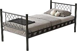 Argimo Metis 90x200 cm Metal Tek Kişilik Karyola