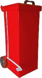 Arı Metal 7189 12 lt Galvaniz Metal Çöp Konteyneri