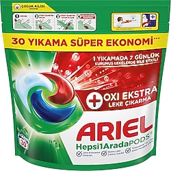 Ariel Oxi Pods Kapsül Çamaşır Deterjanı 30'lu