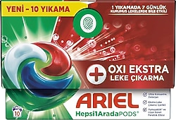 Ariel Oxi Pods Kapsül Çamaşır Deterjanı 10'lu