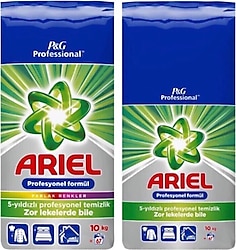 Ariel P&G Professional 10 Kg + Professional Parlak Renkler 10 kg Toz Çamaşır Deterjanı