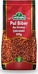 Arifoğlu Acı Kırmızı Çekirdekli Pul Biber 250 gr
