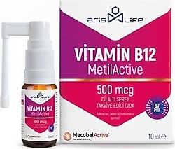 Aris Life Vitamin B12 Metilactive 500 mcg 10 ml Sprey