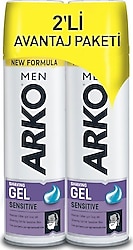 Arko Men Sensitive 200 ml 2 Adet Tıraş Jeli