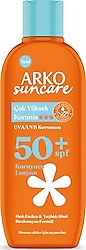 Arko Suncare Çok Yüksek Korumalı 200 ml 50 Faktör Güneş Losyonu