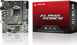 Arktek Alpha Force AK-H510M EG Intel LGA1200 DDR4 Micro ATX Anakart